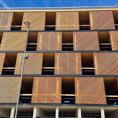 Ingolstadt multi-storey car park facade exterior view