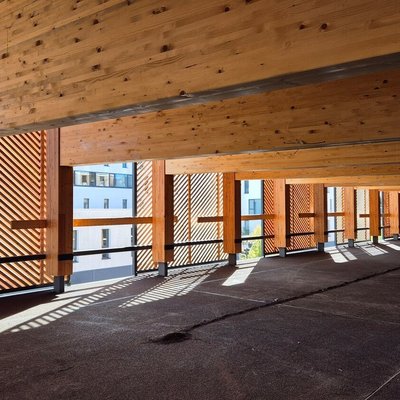 Ingolstadt multi-storey car park interior view